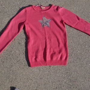 Pink star cashmere sweater